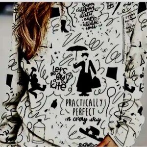 NWOT DISNEY ‘s Mary Poppins Ladies Top